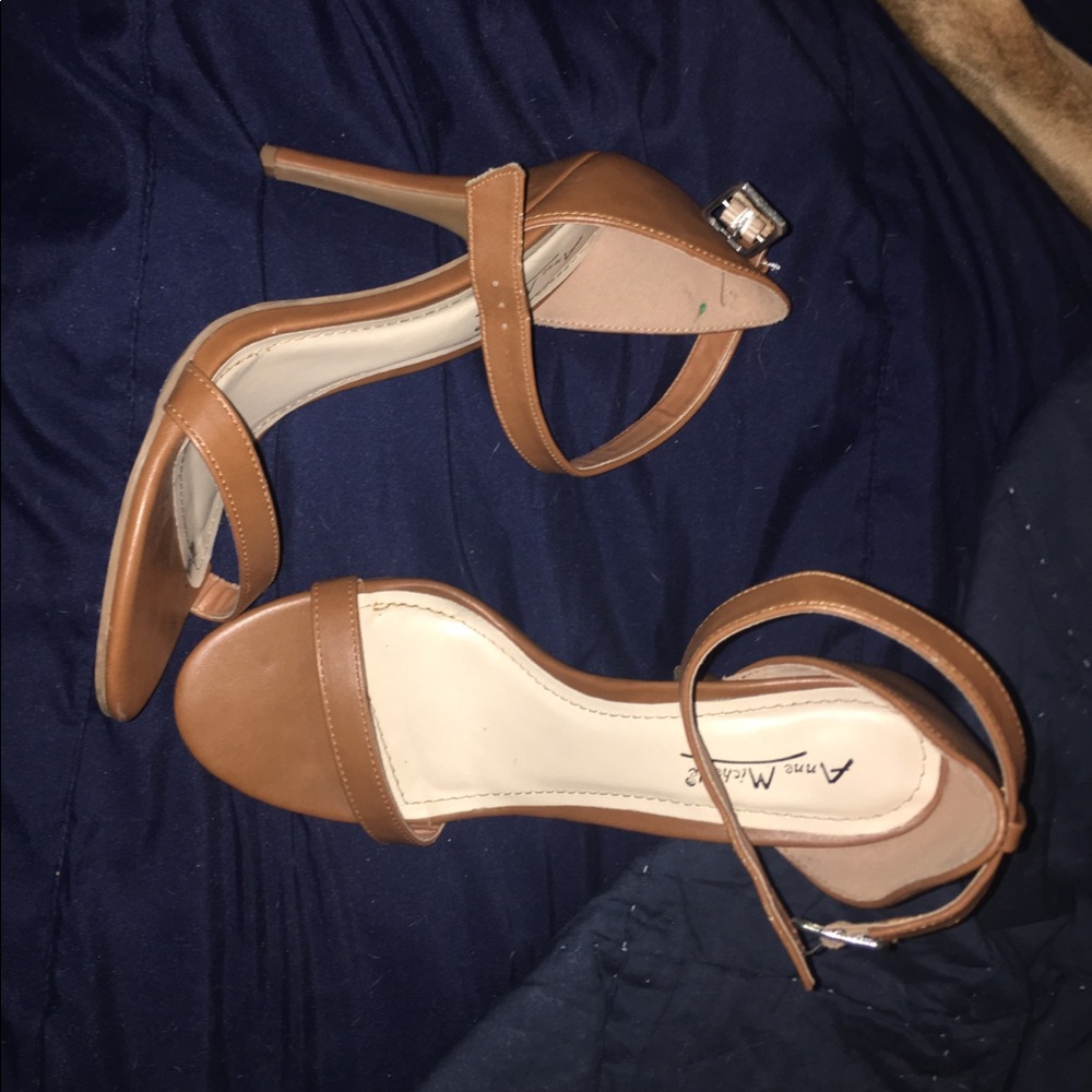 Brown Strappy Heels